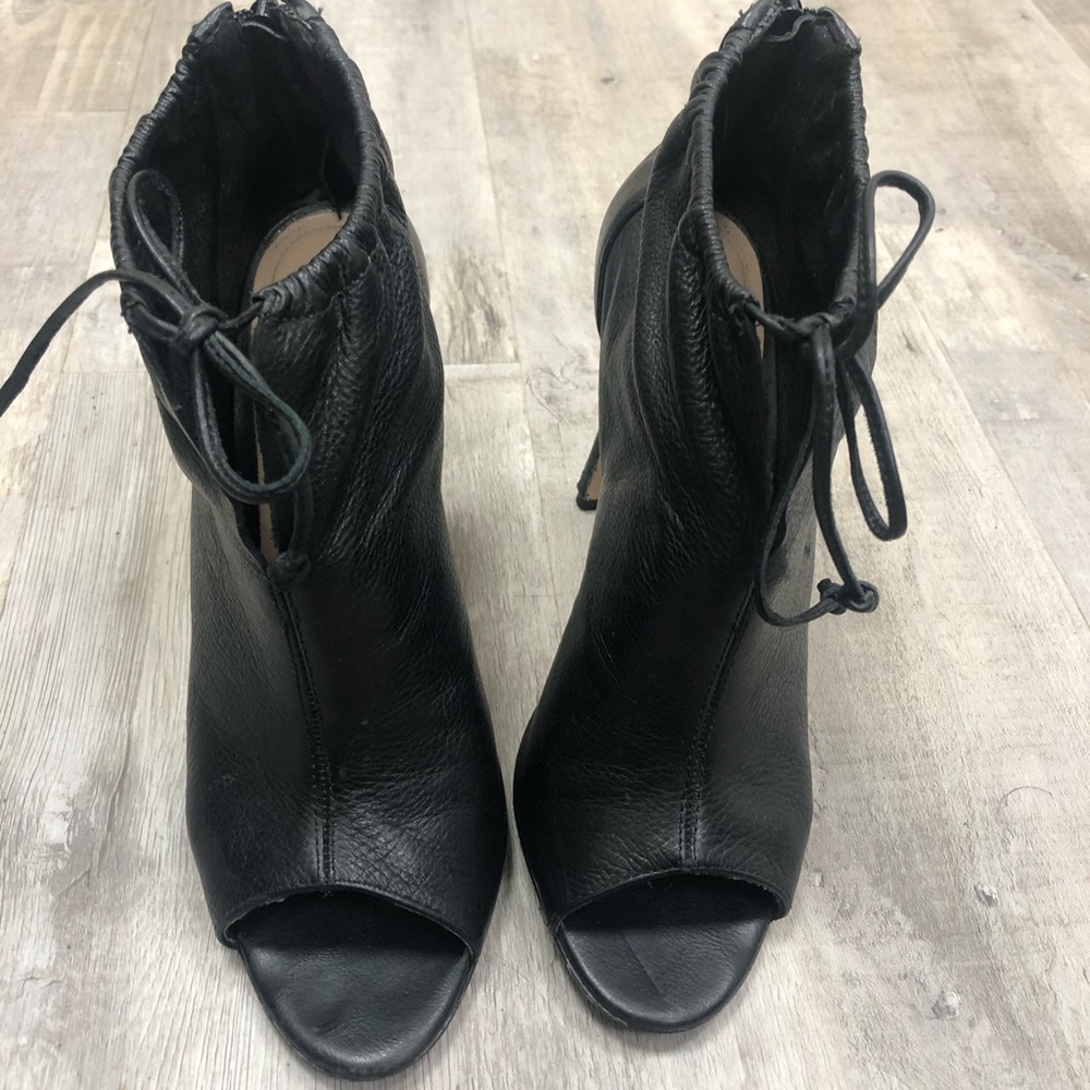 Bootie Open Toe Heels